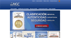 Desktop Screenshot of ngccoin.es