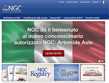 Tablet Screenshot of ngccoin.it